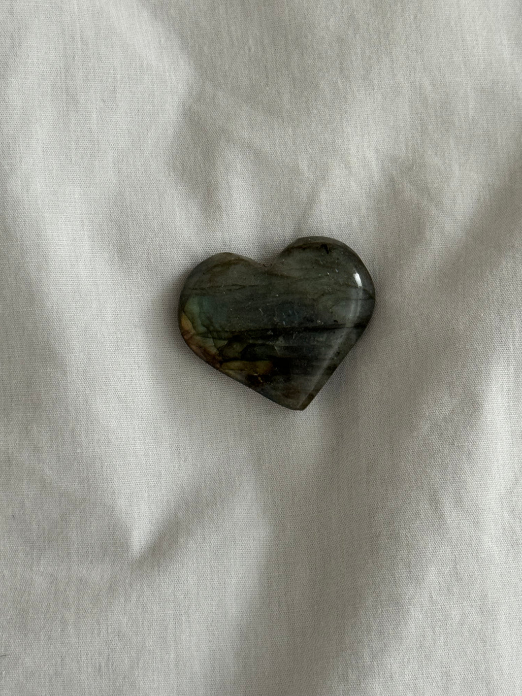 Mini Labradorite Heart