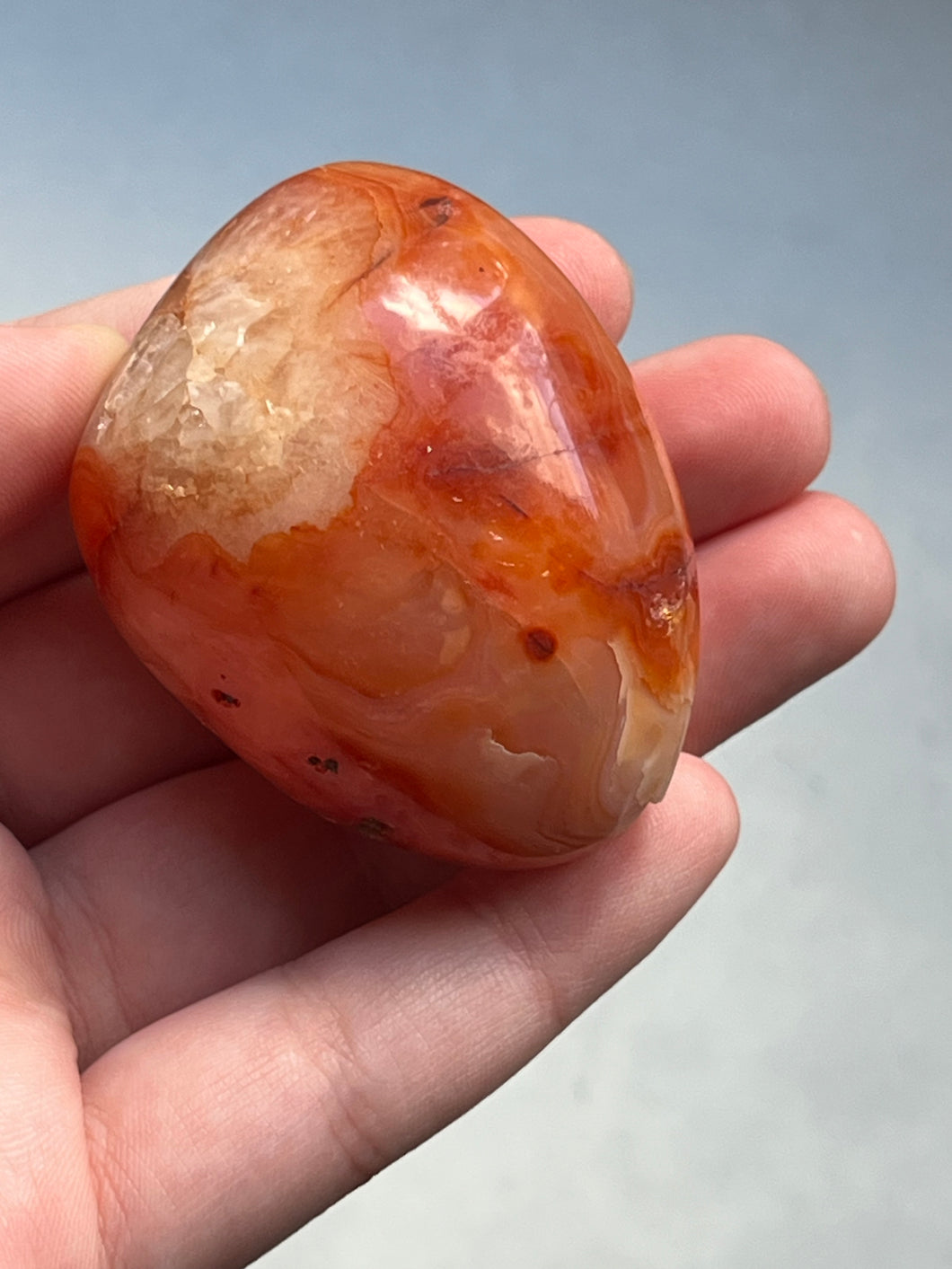 Carnelian Palm Stone B