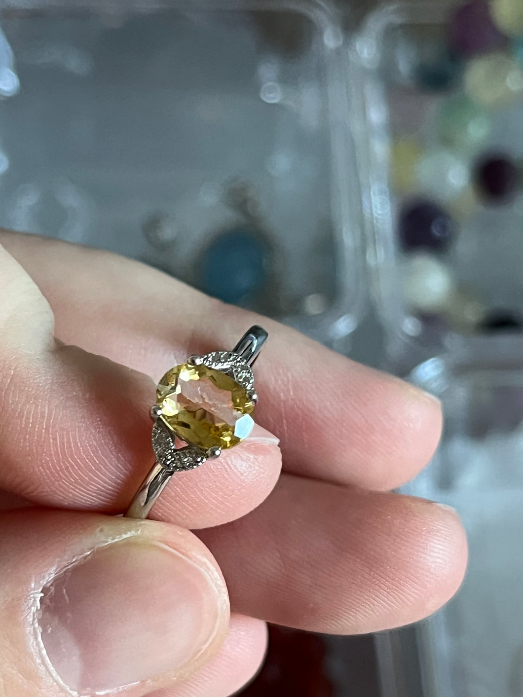 Citrine Ring Size 7